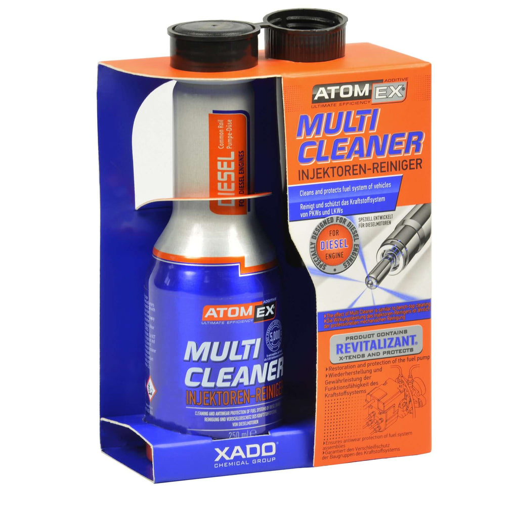 Atomex Multi Cleaner (Diesel) — Fuel System Cleaner for Diesel Engine with XADO REVITALIZANT®
