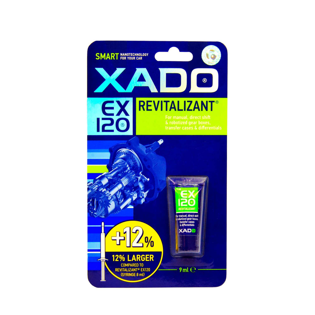 XADO® REVITALIZANT EX120 for gearboxes (blister package, tube 9 ml)